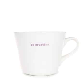 Tasse à message “be creative”