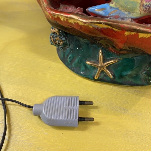 Lampe veilleuse coquillage en céramique – Image 7