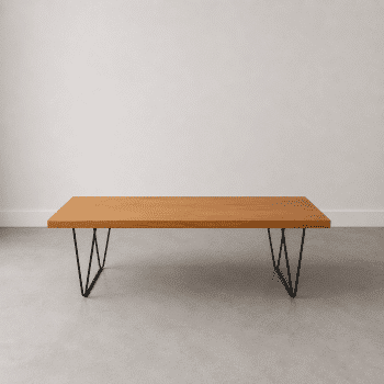Table basse vintage Pierre Paulin “CM 191”, Edition Thonet, 1970