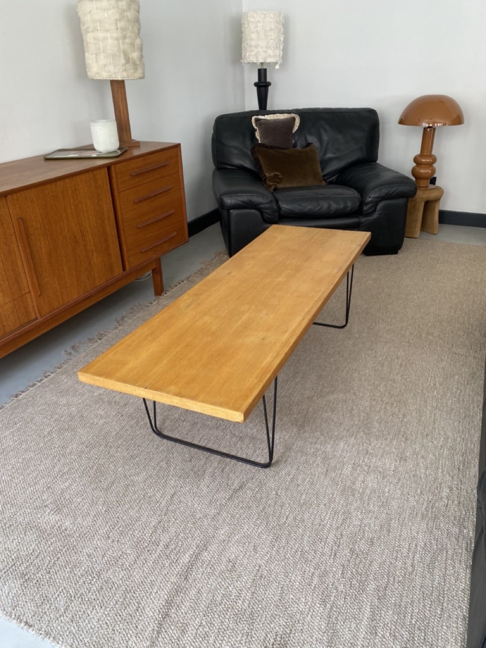 Table basse vintage Pierre Paulin "CM 191", Edition Thonet, 1970 – Image 8