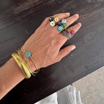 Bague Mini Flower• Le monde est stone
