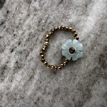 Bague Mini Flower• Le monde est stone – Couleur au choix