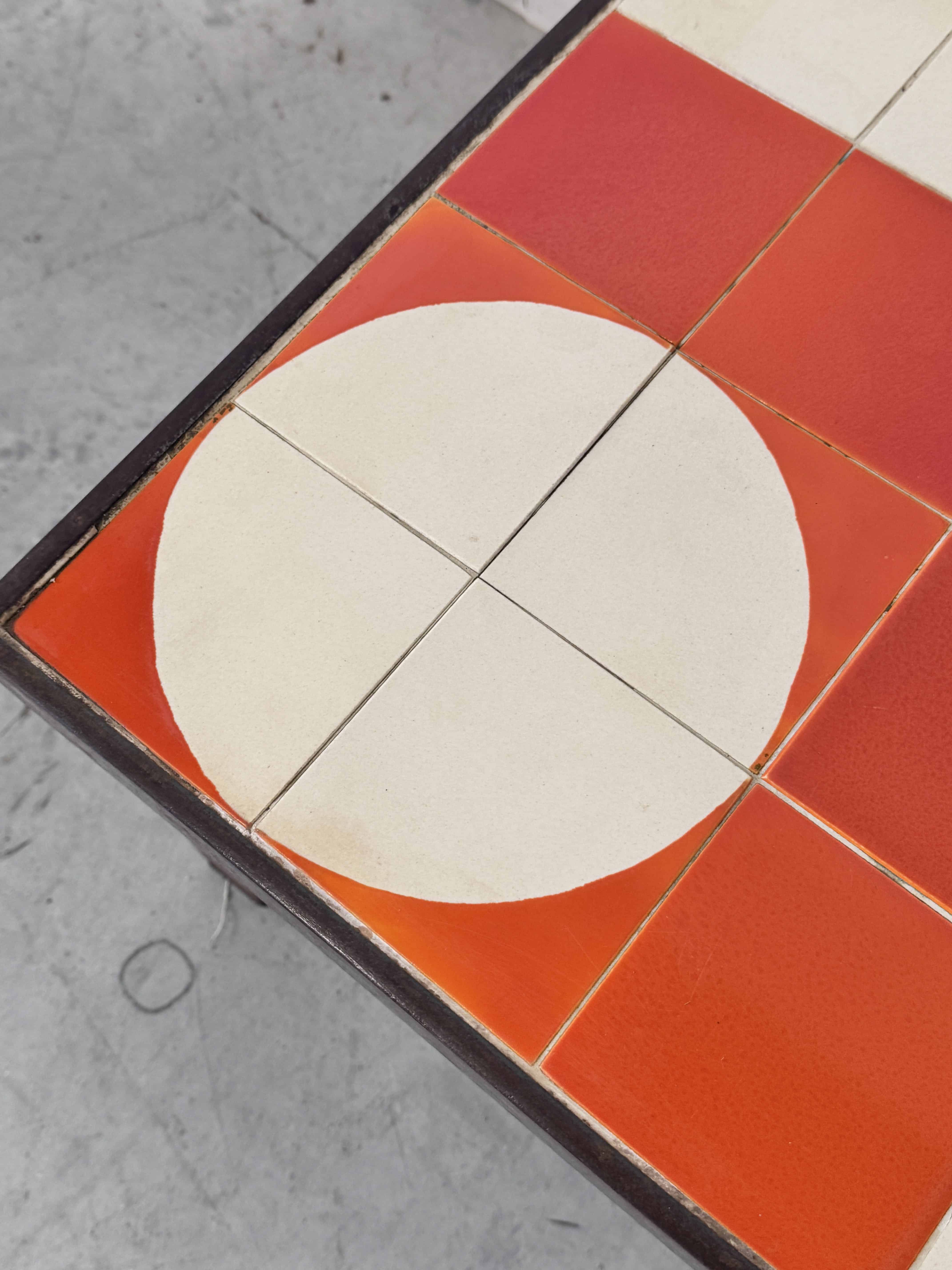 Table basse vintage en céramique par Roger Capron – Image 9