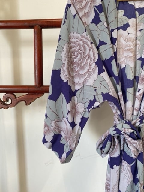 Kimono "Big Flower Purple", Taille unique