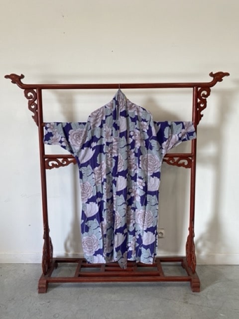Kimono "Big Flower Purple", Taille unique – Image 2