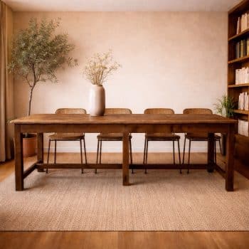 Table de monastère en bois ancien