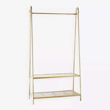 Portant à vêtements en laiton