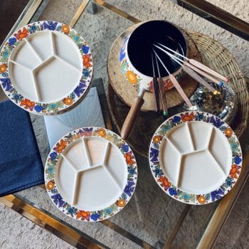 Service à fondue vintage Acapulco, Villeroy & Boch, 6 personnes