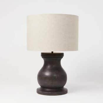 Pied de lampe en bois de manguier