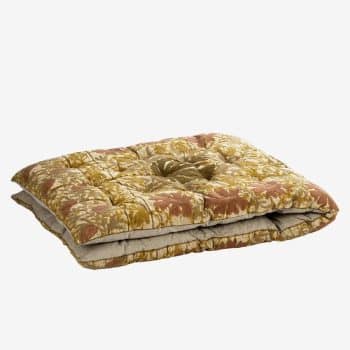 Matelas en coton brodé esprit Suzani (70×180)