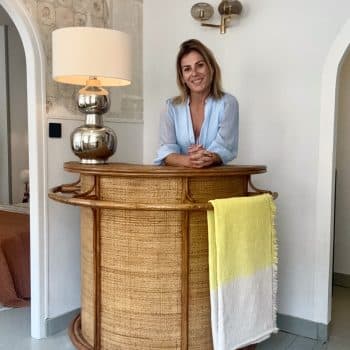 Bar vintage en rotin 70′