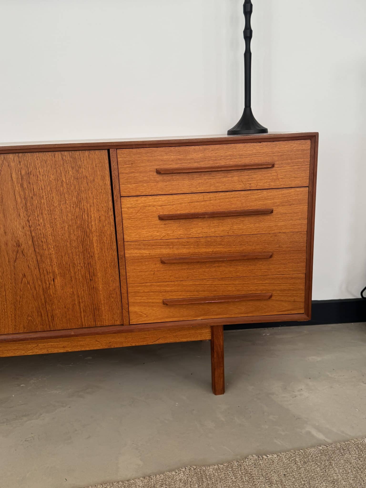 Enfilade scandinave en teck, années 1960 – Image 8