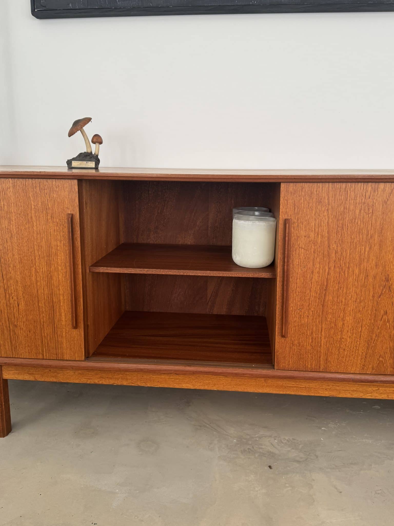 Enfilade scandinave en teck, années 1960 – Image 5