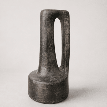 Poterie de Sejnane à anse – Terre cuite noire, Tunisie, artisanat