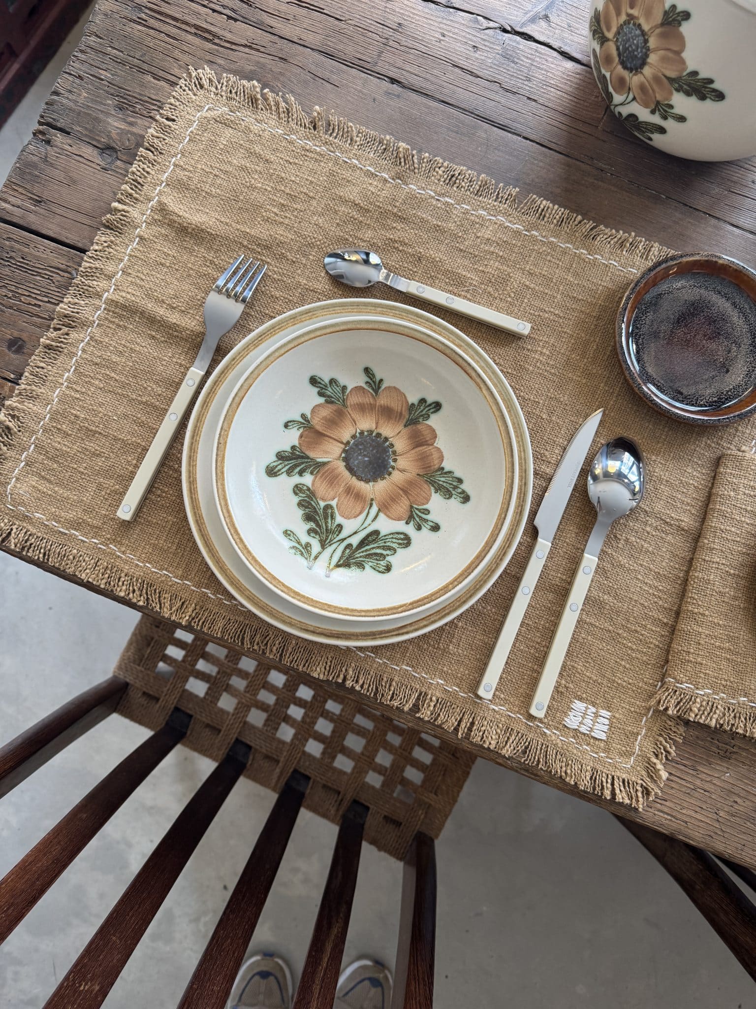 Set de couverts ivoire