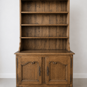Buffet vaisselier ancien en chêne