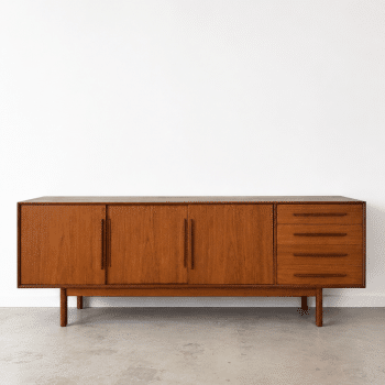 Enfilade scandinave en teck, années 1960