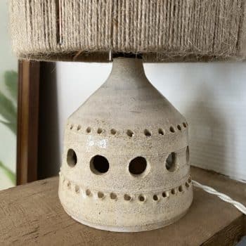 Pied de lampe en céramique attribué à Georges Pelletier, 1970