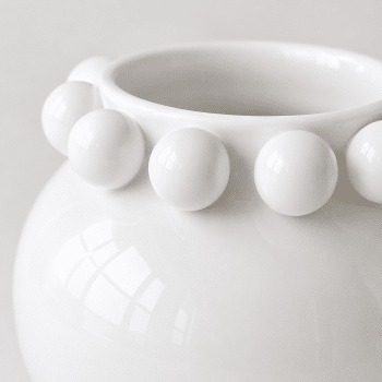 Vase « Bouly » blanc