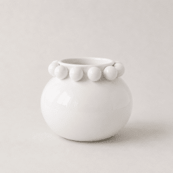 Vase « Bouly » blanc