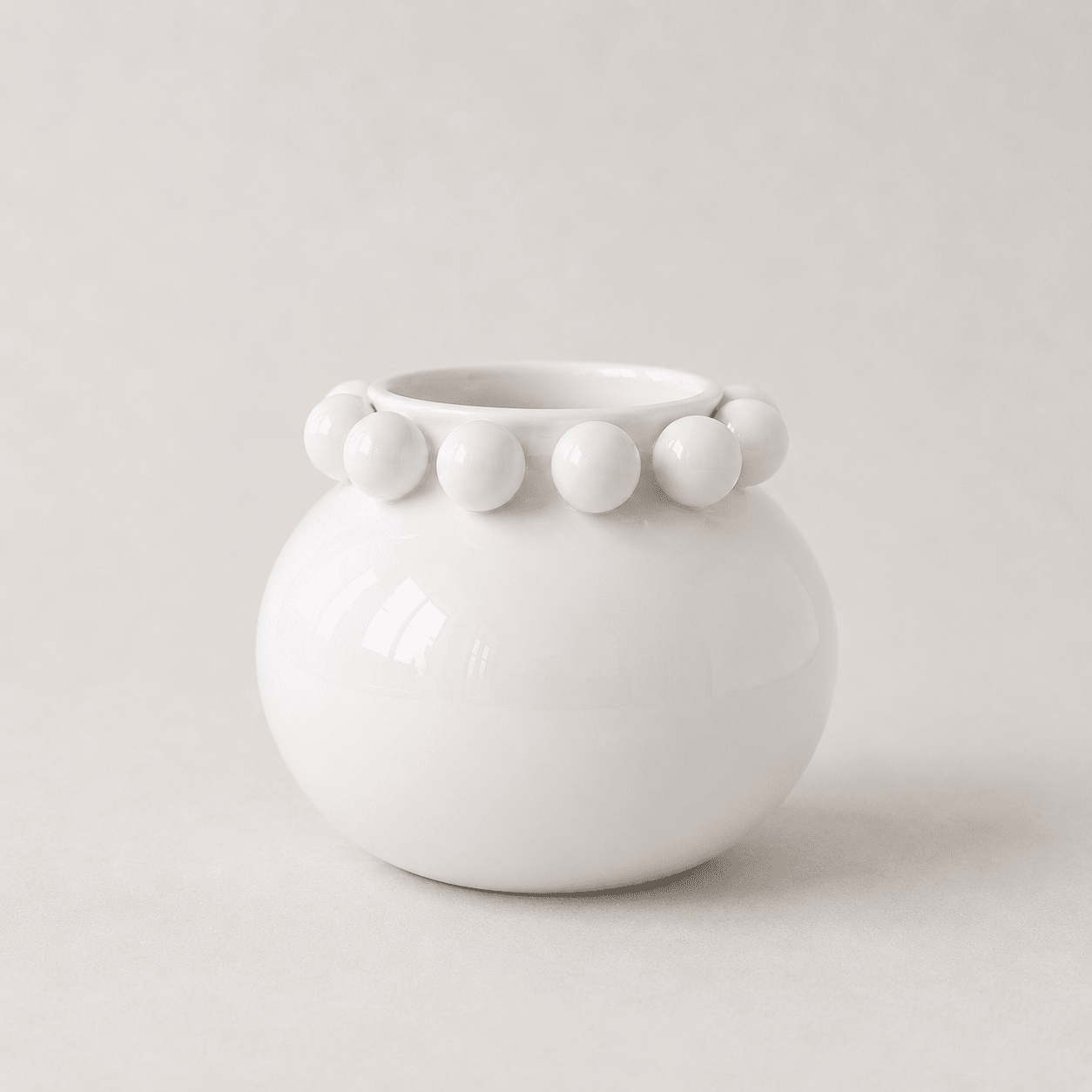 Vase « Bouly » blanc