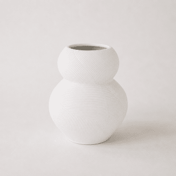 Vase « Dodu » blanc