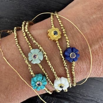Bracelet Mini Flower • Le monde est stone