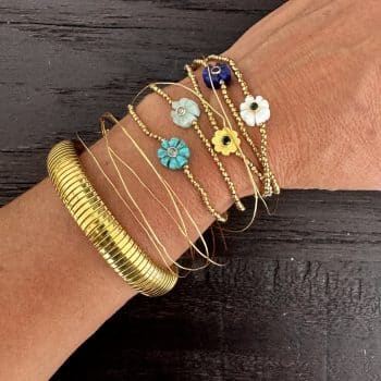 Bracelet Mini Flower • Le monde est stone – Couleur au choix