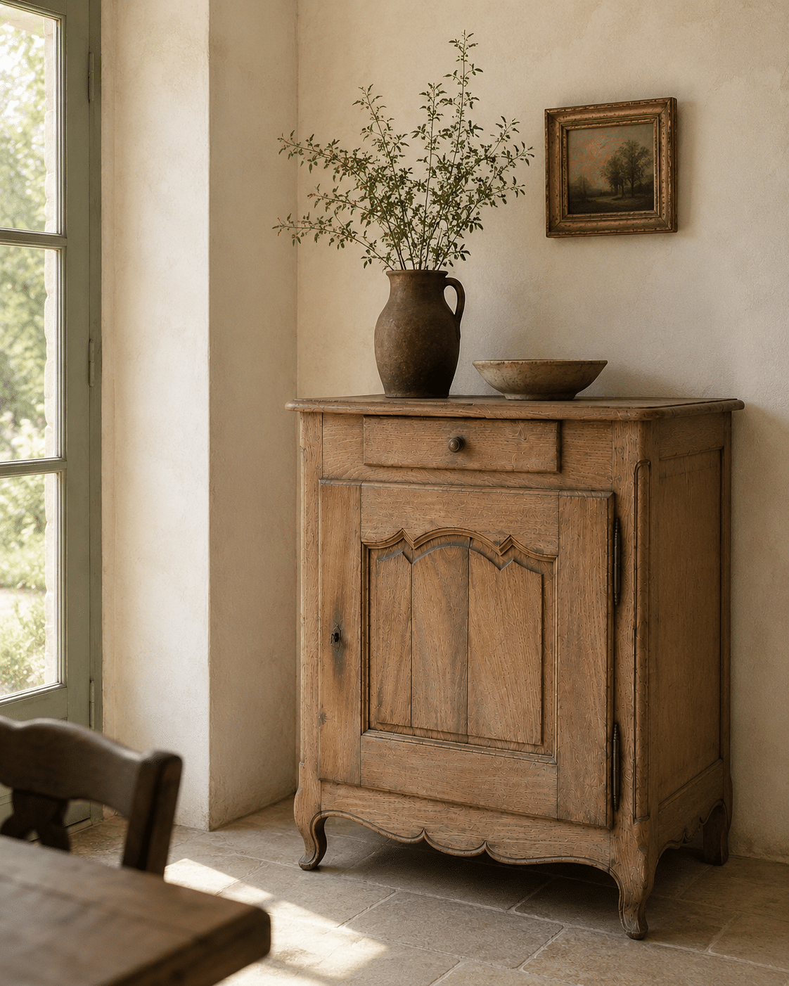 Confiturier ancien en Chêne "Léon" – Image 2