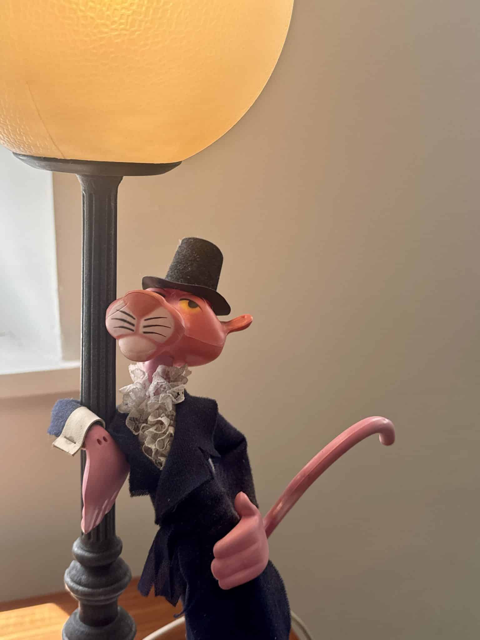Lampe vintage "La Panthère Rose" – Image 5