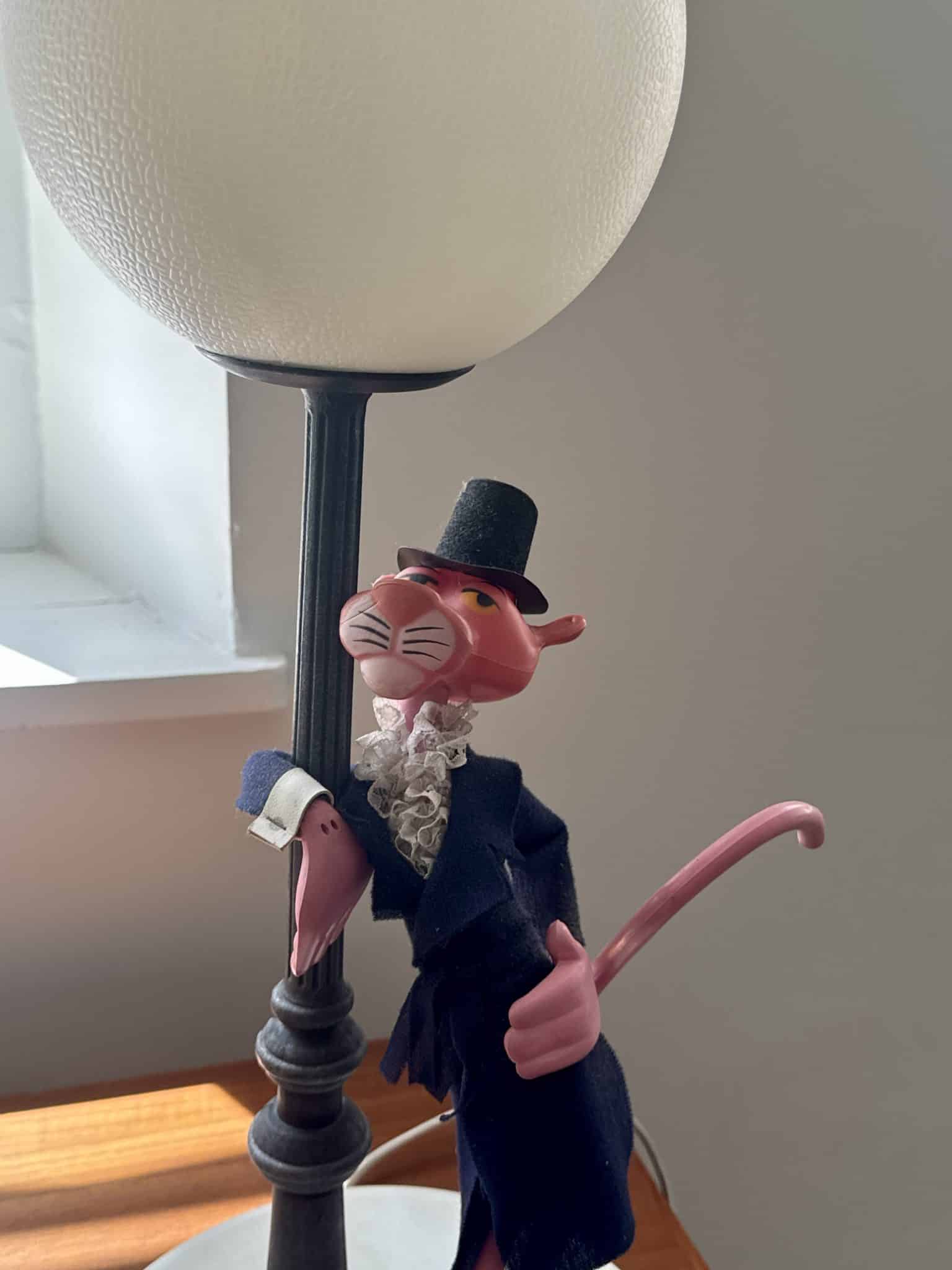 Lampe vintage "La Panthère Rose" – Image 6