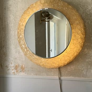 Miroir lumineux vintage attribué à Egon Hillebrand – Allemagne, années 1970