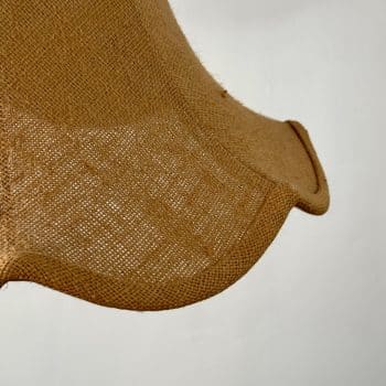 Suspension vintage en toile de jute