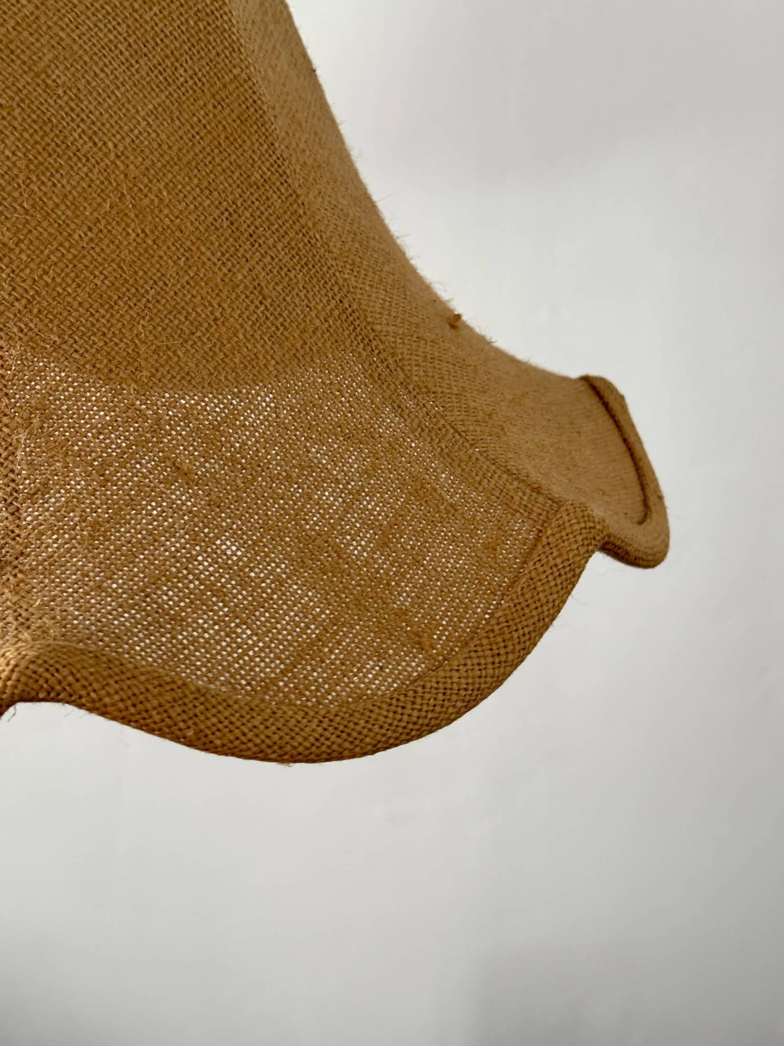Suspension vintage en toile de jute – Image 2