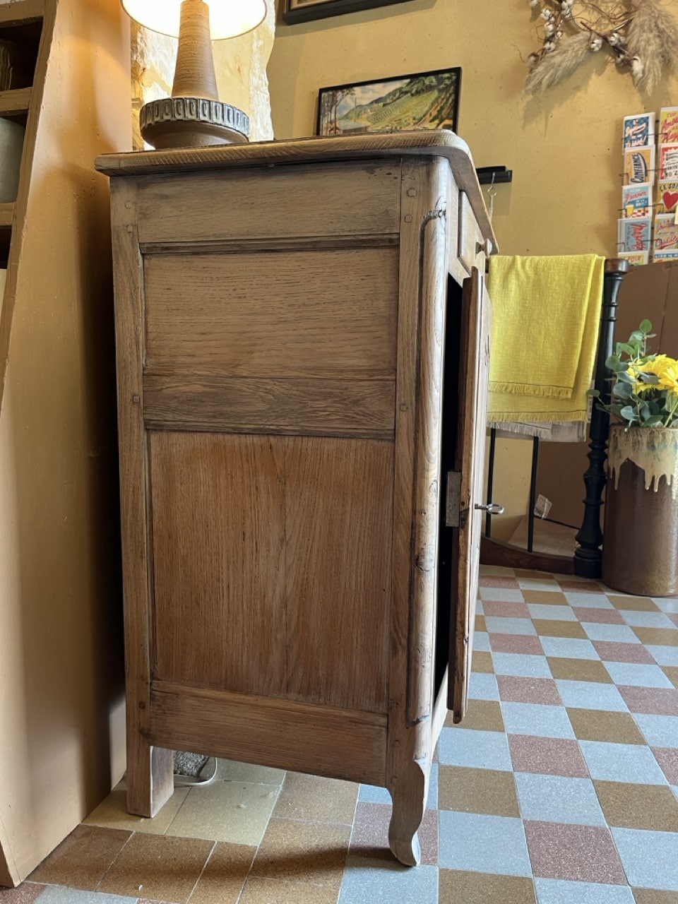Confiturier ancien en Chêne "Léon" – Image 5