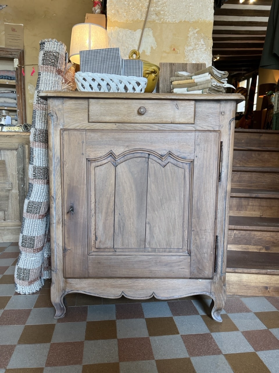 Confiturier ancien en Chêne "Léon" – Image 3