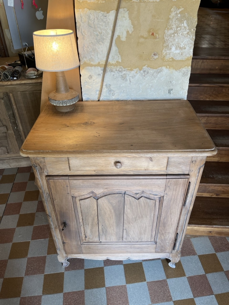 Confiturier ancien en Chêne "Léon" – Image 4