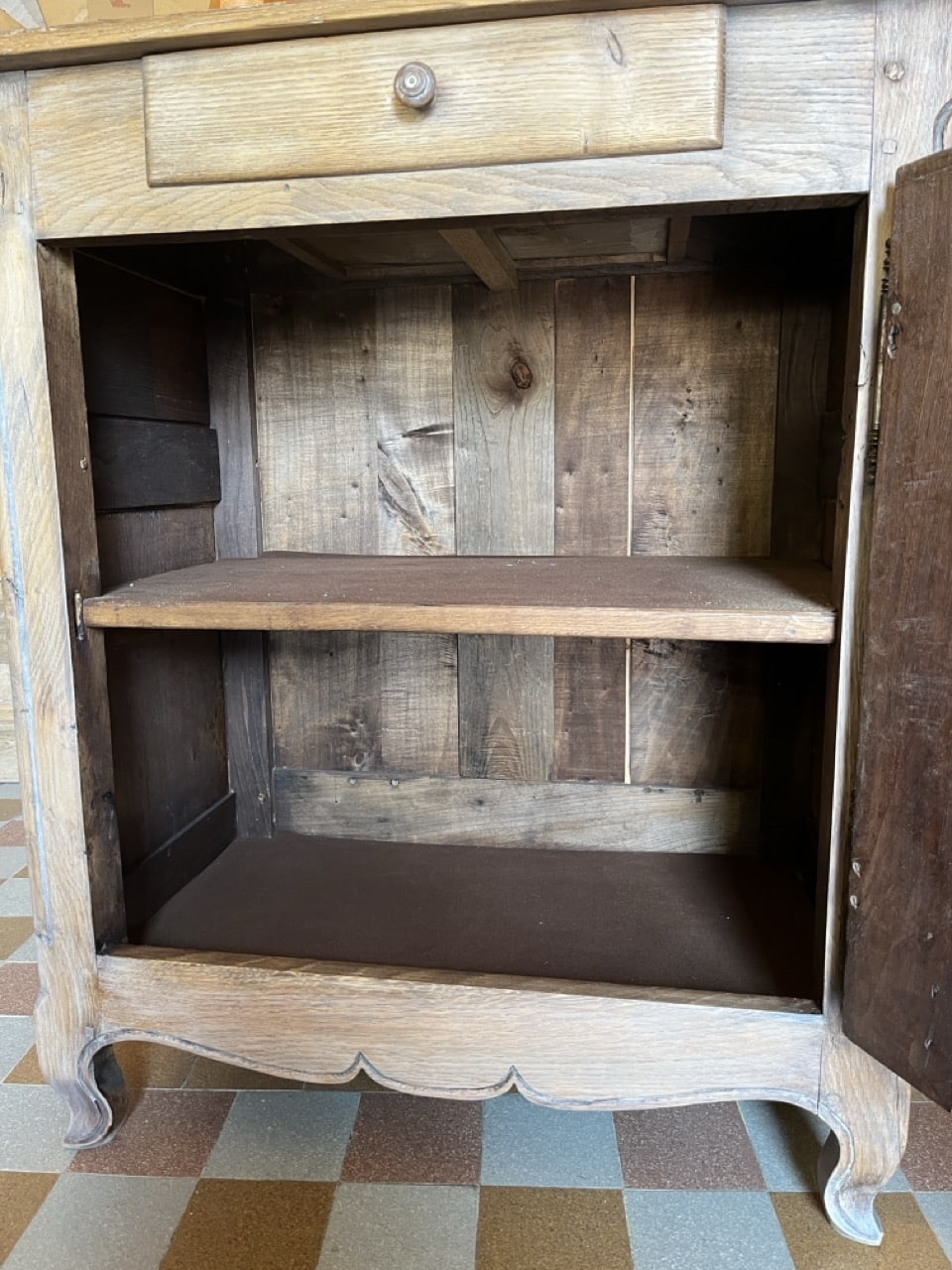 Confiturier ancien en Chêne "Léon" – Image 8