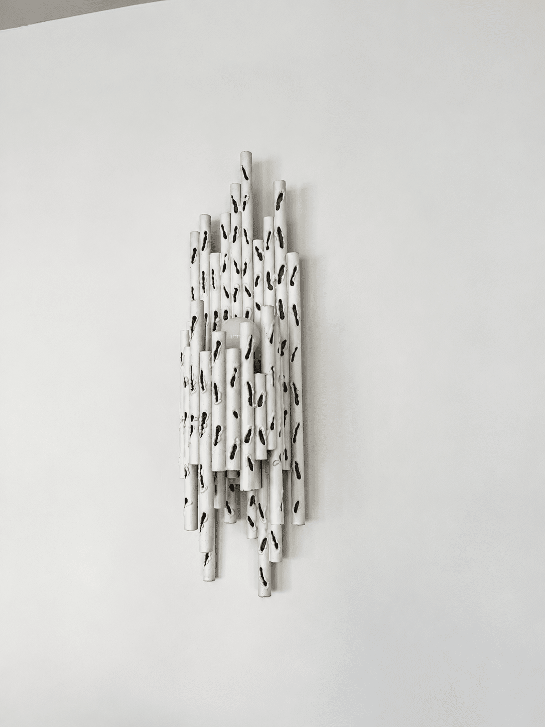 Paire d'appliques Murales Brutalistes attribuées à Marcello Fantoni - Italie, années 1960