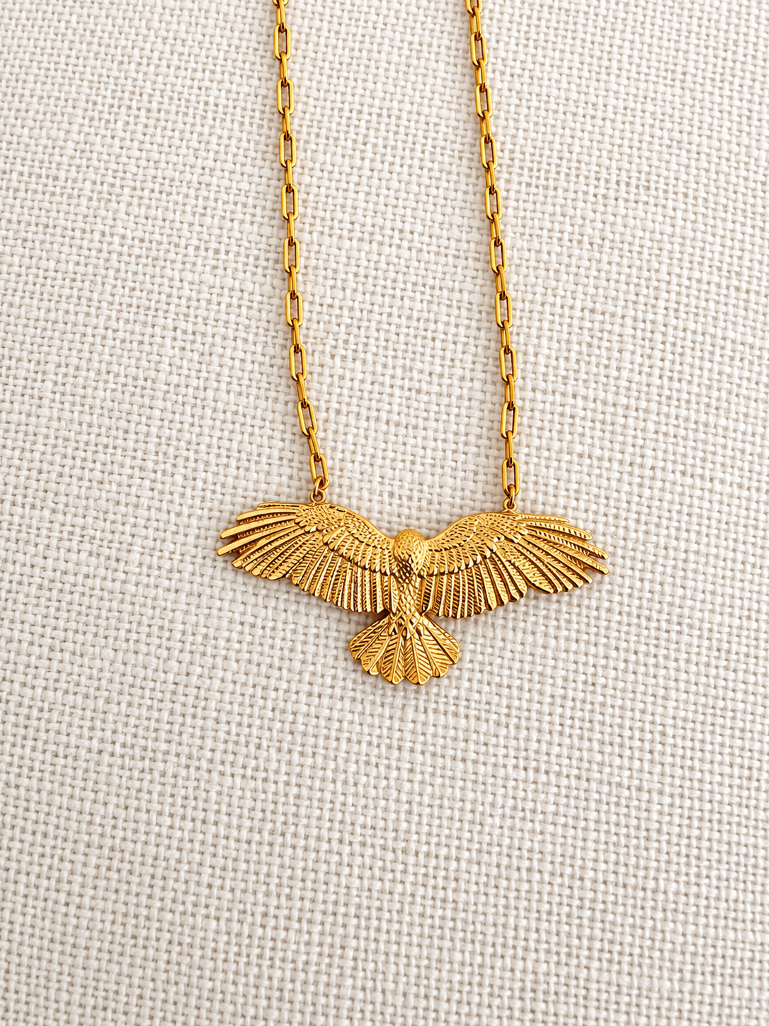 Collier aigle doré – Image 3