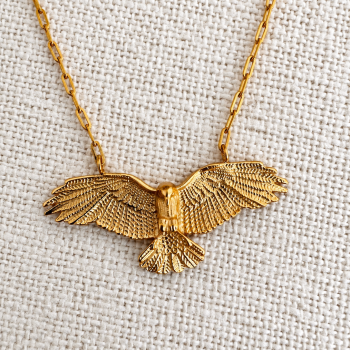 Collier aigle doré