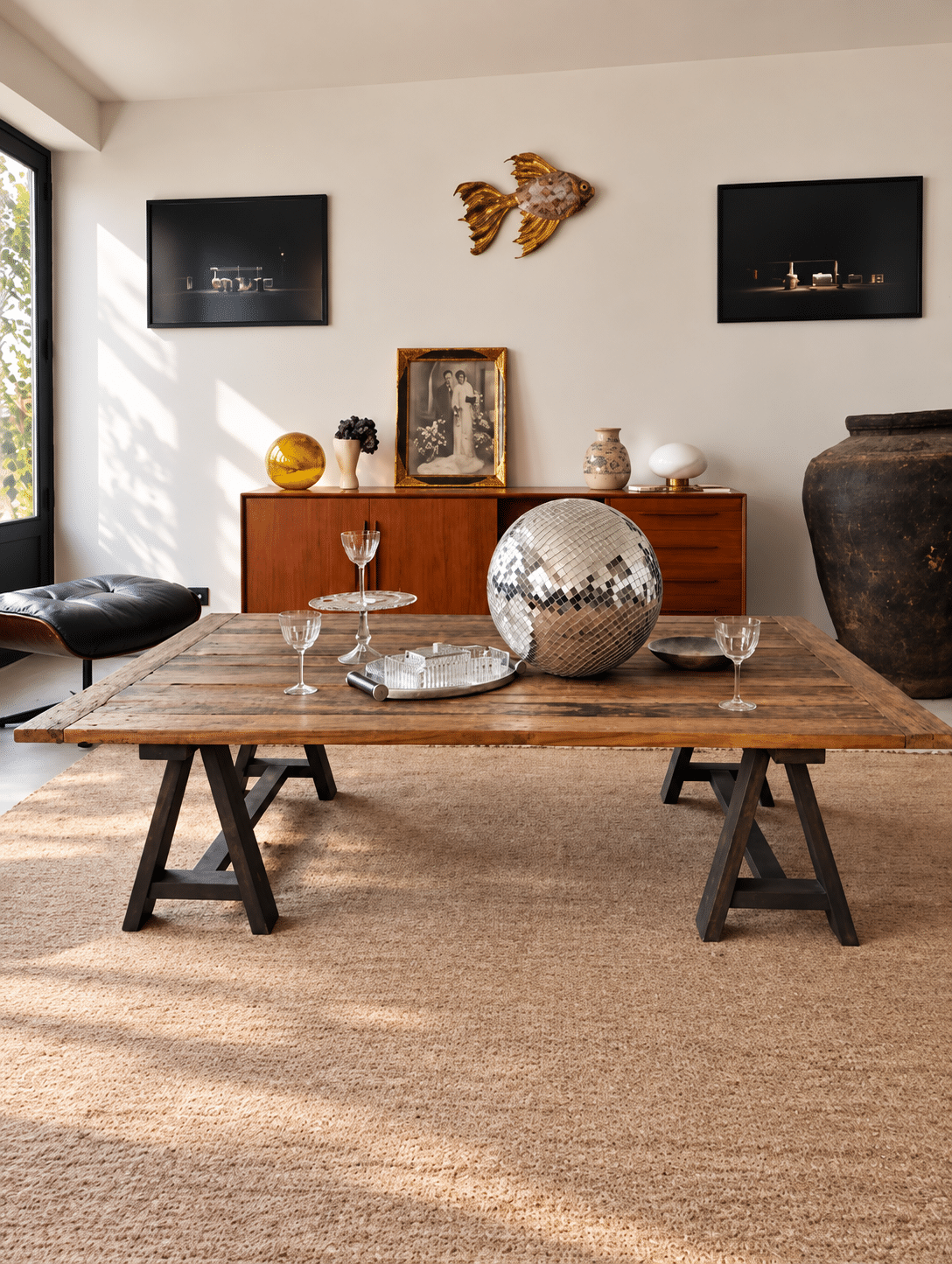 Table basse XXL espagnole - années 80 – Image 2