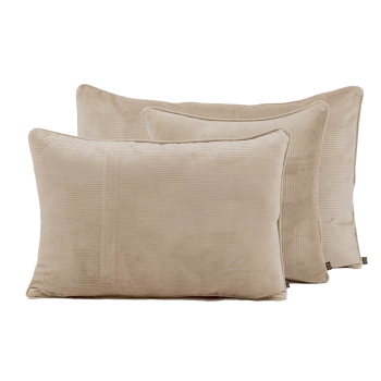 Housse de coussin rectangulaire en velours côtelé – 40 × 60 cm