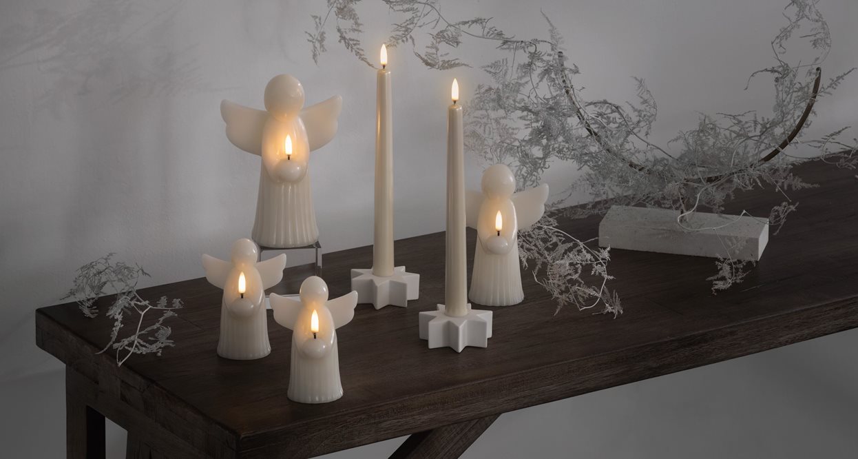 Bougie LED ange - Trois hauteurs au choix – Image 9