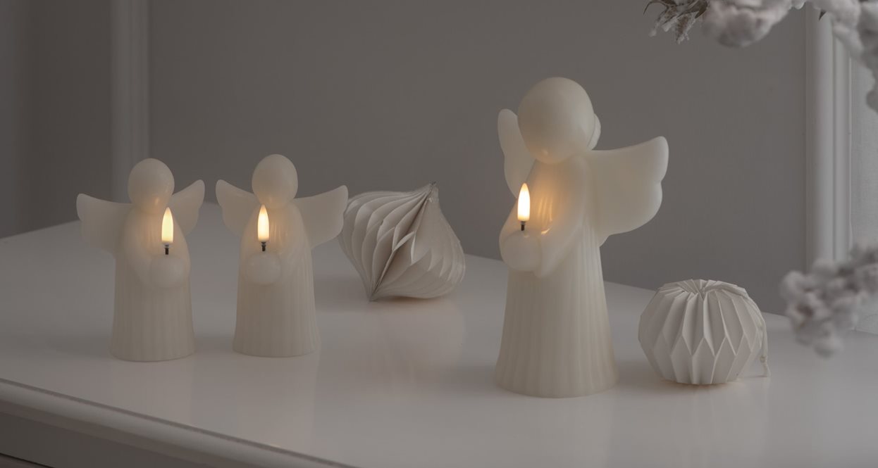 Bougie LED ange - Trois hauteurs au choix – Image 10