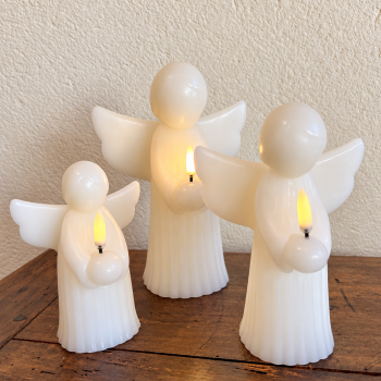 Bougie LED ange – Trois hauteurs au choix