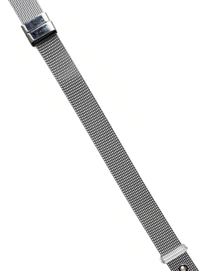 Un bracelet unisexe en maille métallique tressée - noir, argenté ou doré – Image 8