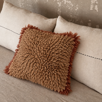 Housse de coussin en laine Brick – 40 × 40 cm